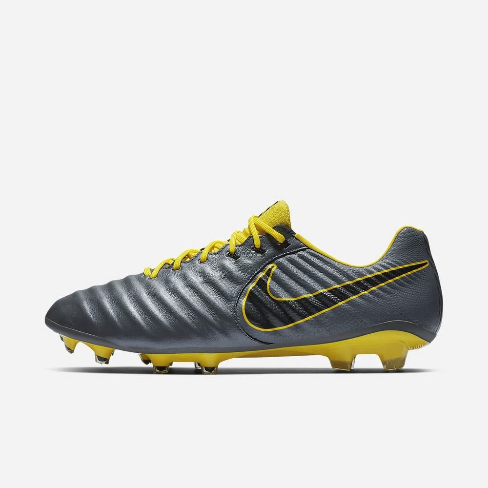 Crampon De Foot Nike Legend 7 Elite FG Game Over Grise 0428-591 Dark Grey/Black/Opti Yellow Femme | YBP-26814988